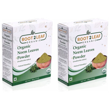 Organic Neem Leaf Powder 2 Packs (100 Gms + 100 gms)