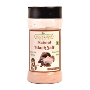 Natural Black Salt by Root2Leaf Organic