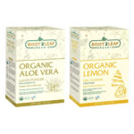 Root2Leaf Organic Pack of 2 Aloe Vera & Lemon Peel Powder (227gms)