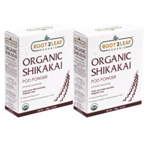 Organic Shikakai Pod Powder Packs of 2 (100 Gms + 100 Gms)