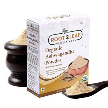 Root2leaf Organic Ashwagandha Root Powder 100gms