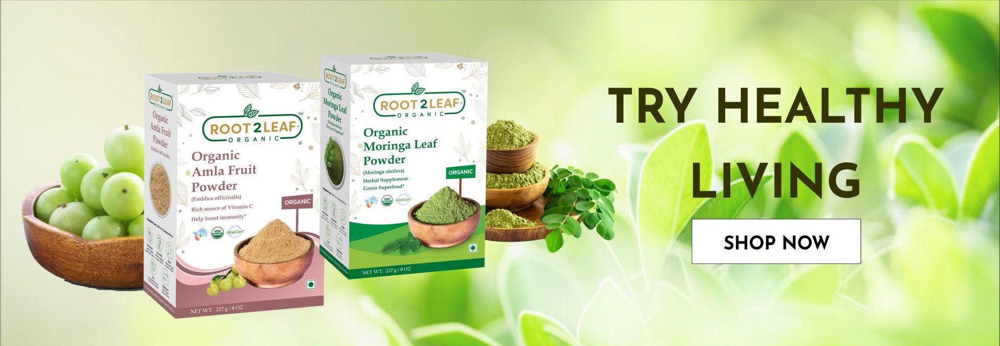 Root2Leaf Organic Try Healthy Living