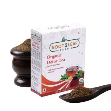 Roo2Leaf Organic Detox Tea Immunity Kahwa100 Gm