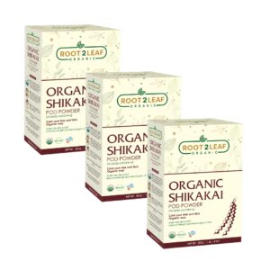 organic shikakai powder 227g pack of 3 for hair