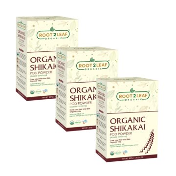 organic shikakai powder 227g pack of 3 for hair