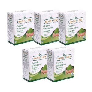 organic wheatgrass powder 100g pack of 5