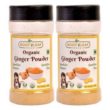 Organic Ginger Powder 100gm Pack of 2