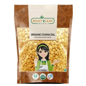 Organic Chana Dal 1 kg by Root2leaf Organic