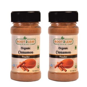 Organic Dalchini Cinnamon Powder 50gm Pack of 2