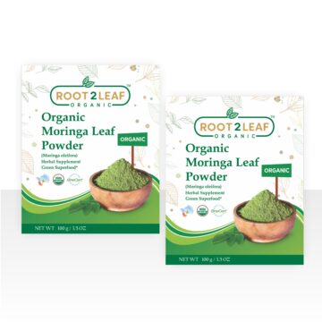 moringa leaf powder 100g pack of 2