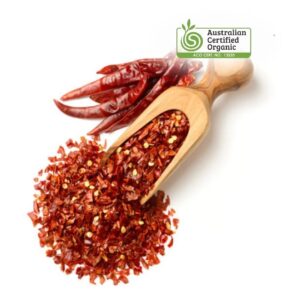 Organic Red Chili Flakes 1kg Spice/Herb