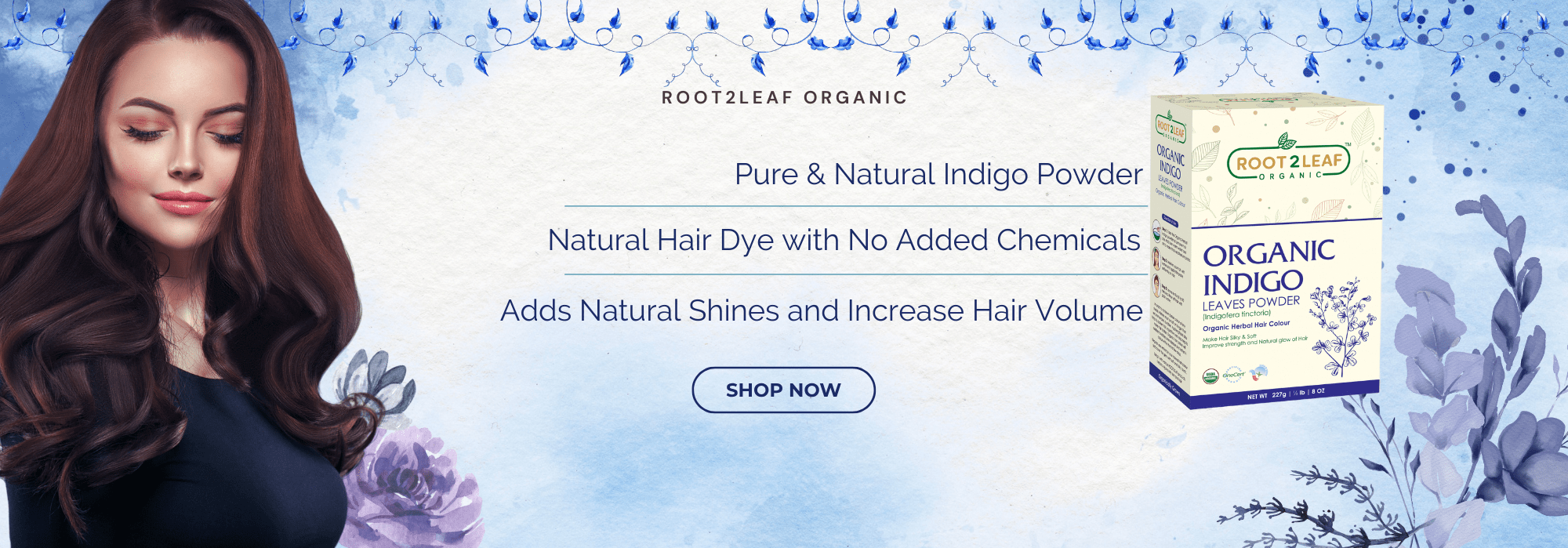 Pure organic indigo for hair by root2leaforganic